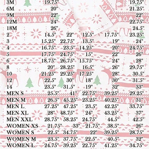 L-NIP Matching Button-Down Winter Christmas Pajamas - Picture 5 of 5